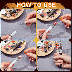 Kit de fabrication de stylos à perles pour Halloween&nbsp;DIY-SC0025-97