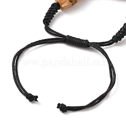 Braccialetti di perline intrecciati in cordoncino di cotone cerato regolabile&nbsp;BJEW-JB05605