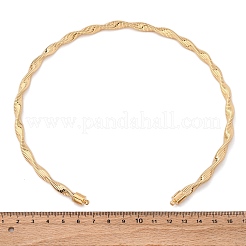 Ожерелья из крученой железной цепочки толщиной 6.5 мм&nbsp;NJEW-G163-01KCG