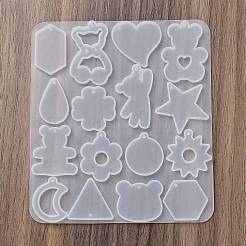 Orecchini pendenti con animali stampino in silicone silhouette fai da te&nbsp;X1-DIY-Q033-02A