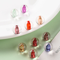 Прозрачные акриловые бусины&nbsp;TACR-S154-01A