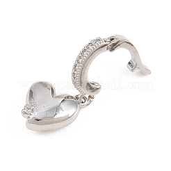 Pendentifs en laiton zircon cubique transparent&nbsp;KK-H268-07P-01