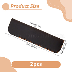 2 шт. держатель для ручки из коровьей кожи&nbsp;ABAG-FH0001-14