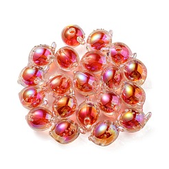 УФ-покрытие радужными переливающимися акриловыми бусинами&nbsp;OACR-F004-07G