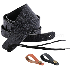 3 Stück 3 Stile verstellbarer Schultergurt aus PU-Leder für Gitarre&nbsp;AJEW-CL0003-60