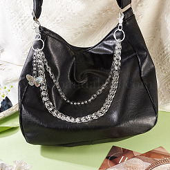 Акриловые бабочки многослойные цепочные ремни для джинсовых брюк&nbsp;HJEW-TAC0112