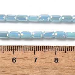 Стеклянные бусины с гальваническим покрытием &nbsp;EGLA-D031-01-09