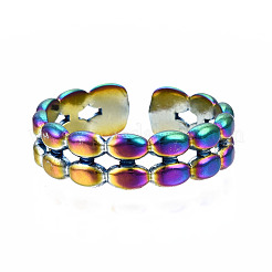 Полые манжеты кольца&nbsp;RJEW-N038-031