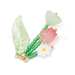 Стеклянные светильники с подвесками на непрозрачной акриловой основе&nbsp;PALLOY-MZ01190