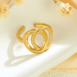 Кольца-манжеты из нержавеющей стали 304&nbsp;RJEW-OY001-04G