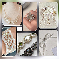 4200шт 6 стиля стеклянный бисер&nbsp;SEED-PH0002-55