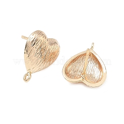 Fornituras de aretes de latón&nbsp;KK-D263-05G