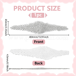 Ткань из бисера Hotfit со стразами&nbsp;DIY-WH0666-002B