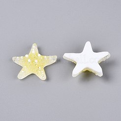 Cabochon decoden in resina trasparente e paillettes&nbsp;CRES-Q222-01D