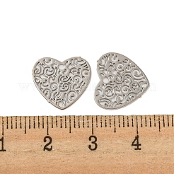 Dijes de adornos de metal grabados en latón&nbsp;KKC-D001-27P
