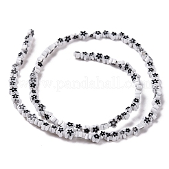 Millefiori a mano fili di perline di vetro&nbsp;LAMP-J035-4mm-72