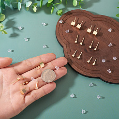 Messing Ohrstecker für Damen&nbsp;EJEW-TA0001-67