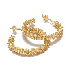 925 orecchini a mezzo cerchio in argento sterling&nbsp;EJEW-F265-07G