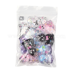 10шт 5 стиля прозрачные подвески из смолы&nbsp;RESI-FS0001-92