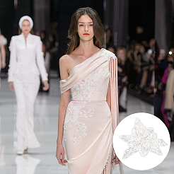 1 шт. аппликации из цветочного кружева 3D&nbsp;DIY-MA0005-03A