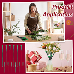 100 шт. 2 вида пластиковых удлиняющихся трубок для воды с колпачками&nbsp;AJEW-FG0005-26