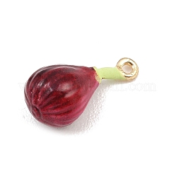 Подвески с эмалью из фруктового сплава&nbsp;LS-ENAM-P264-02E-G