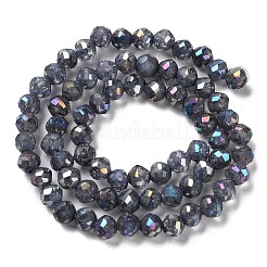 Прозрачные стеклянные бусины гальваническим пряди&nbsp;EGLA-F160-02A