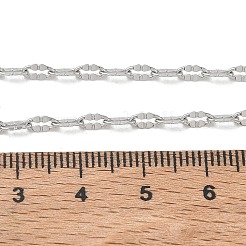 Colliers à maillons plaqués en acier inoxydable 304 de 2.5 mm&nbsp;NJEW-D328-03P-03