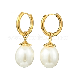2 par de pendientes colgantes de aro de acero inoxidable 202&nbsp;EJEW-JE07174