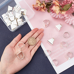 Квадратные латунные кольца&nbsp;RJEW-PH0001-03