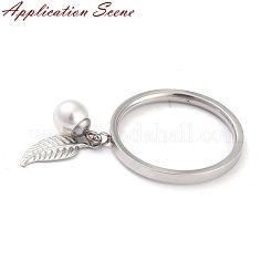 Оправы для колец из нержавеющей стали марки 304&nbsp;RJEW-O045-09-P