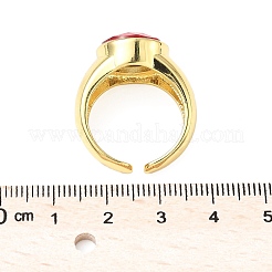 Латунные регулируемые открытые манжеты&nbsp;RJEW-C131-04G