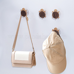 Крючок для одежды из дерева в форме черепахи&nbsp;AJEW-WH0248-922