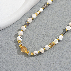 Элегантные натуральные ракушки самородки бусины ожерелья для женщин&nbsp;ZE2381