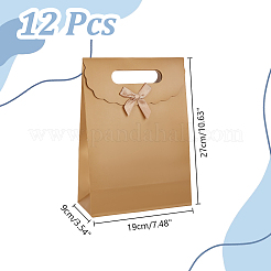 Прямоугольные бумажные подарочные пакеты&nbsp;CARB-WH0017-14B-02