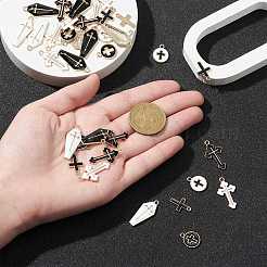 40шт 8 стиля подвески из сплава с эмалью&nbsp;ENAM-CJ0005-20