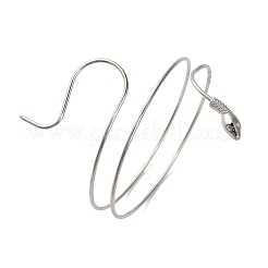 Braccialetti aperti in lega per la parte superiore del braccio per le donne&nbsp;LS-BJEW-U037-01A-P