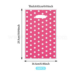 Bolsas de embalaje de plástico PET con lunares y asa troquelada&nbsp;ABAG-TADJ0002-001B