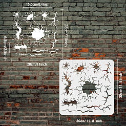 Stencil per pittura da disegno per animali domestici&nbsp;DIY-WH0391-0331