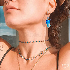 Наборы для изготовления сережек с подвесками своими руками&nbsp;DIY-CW0001-11