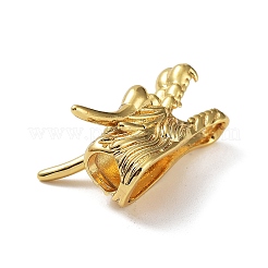 Латунная бусина с покрытием стойки&nbsp;KK-H451-17G