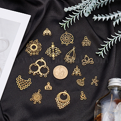 Тибетский стиль компоненты сплава люстра&nbsp;PALLOY-SC0002-92AG