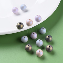 Лакированные бусины из акрила  MACR-S373-43J