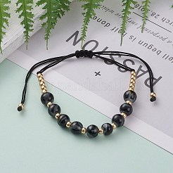 Bracelets réglables de perles tressées avec cordon en nylon&nbsp;BJEW-JB05827-02