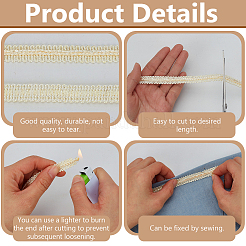 Лента для обрезки кружева из полиэстера&nbsp;DIY-WH0700-05A