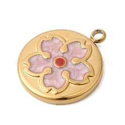 Подвески из нержавеющей стали 304 с эмалью&nbsp;STAS-B128-99G-A01