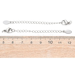 Удлинитель цепочки из нержавеющей стали 304 с овальными подвесками.&nbsp;STAS-G383-07P