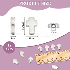 12 pz perline in acciaio inossidabile 304&nbsp;STAS-UN0054-80