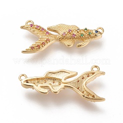 Латунные микро проложить кубического циркония подвески&nbsp;ZIRC-L091-055G