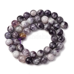 Perles naturelles de perles de lépidolite&nbsp;X-G-G284-A02-8mm